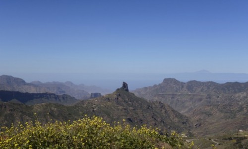 Zdjcie HISZPANIA / Wyspy Kanaryjskie - Gran Canaria / Degollada de Becerra / Roque Bentayga