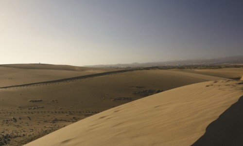 Zdjcie HISZPANIA / Wyspy Kanaryjskie - Gran Canaria / Dunas de Maspalomas / spacery po grach piachu