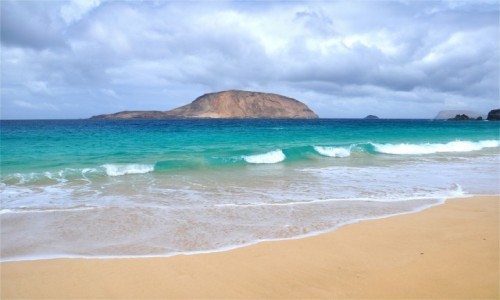 Zdjęcie HISZPANIA / Wyspy Kanaryjskie / La Graciosa / Piękno La Graciosy (Playa De Las Conchas)