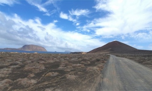Zdjęcie HISZPANIA / Wyspy Kanaryjskie / La Graciosa / Droga na La Graciosie