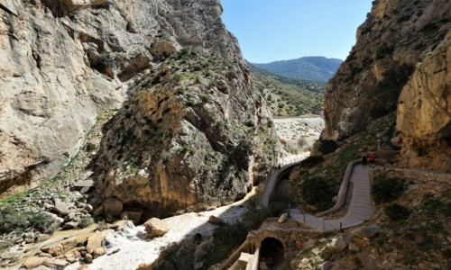 Zdjcie HISZPANIA / Andaluzja  / Caminito del Rey / Ponad rzek Guadalhorce 