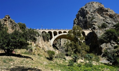 Zdjecie HISZPANIA / Andaluzja / El Chorro / Most kolejowy