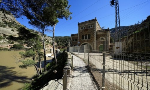 Zdjcie HISZPANIA / Andaluzja / Caminito del Rey / Kasa i pocztek waciwej trasy