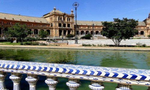 Zdjecie HISZPANIA / Andaluzja / Sewilla / Na Placu Hiszpaskim.