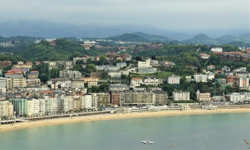 Zdjcie HISZPANIA / Kraj Baskw / San Sebastian / Widok z Monte Urgull 
