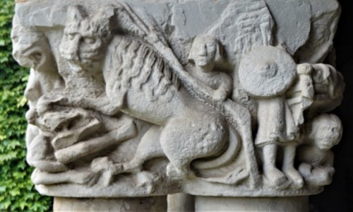 Zdjcie HISZPANIA / Cantabria / Santilliana del Mar  / Kolegiata i klasztor w. Juliana - detale