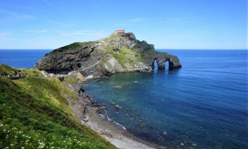 Zdjcie HISZPANIA / Kraj Baskw / San Juan de Geztelugatxe / W drodze do klasztoru