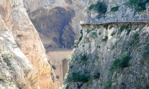 Zdjęcie HISZPANIA / Andaluzja / El Chorro / Wspomnienie z Caminito del Rey