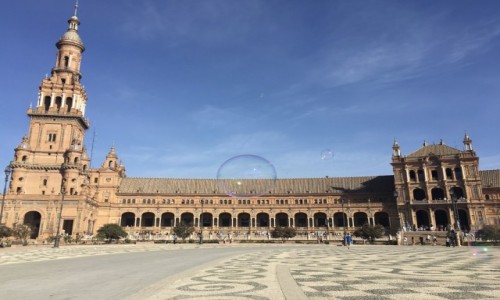 Zdjcie HISZPANIA / Sevilla  / Plaza de España  / Plac Hiszpaski