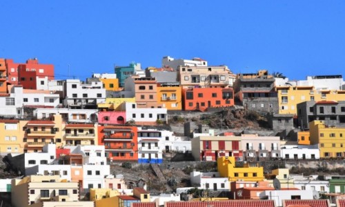 Zdjecie HISZPANIA / La Gomera / San Sebastian de la Gomera / Widok na wzgrze