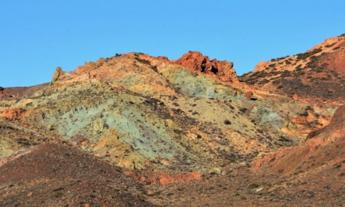 Zdjecie HISZPANIA / Teneryfa / Park Narodowy Teide / i  kolorowe gry