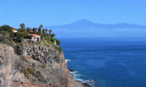 Zdjecie HISZPANIA / La Gomera / San Sebastian de la Gomera / Z widokiem na Teide