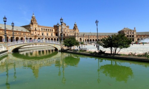 Zdjecie HISZPANIA / Andaluzja / Sewilla / Na Placu Hiszpaskim