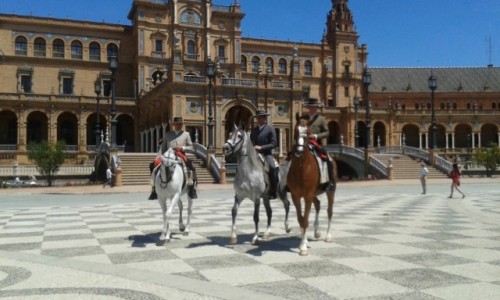 Zdjcie HISZPANIA / Andalusia / Sevilla - Plaza Espana / Feria de Abril 