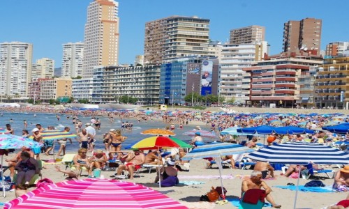 Zdjcie HISZPANIA / Alicante / Benidorm / Na play