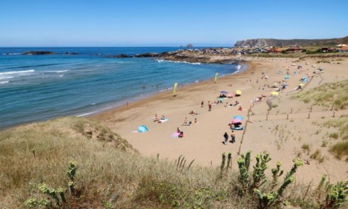 Zdjecie HISZPANIA / Asturia / Aviles / Jedna z pla Costa Verde