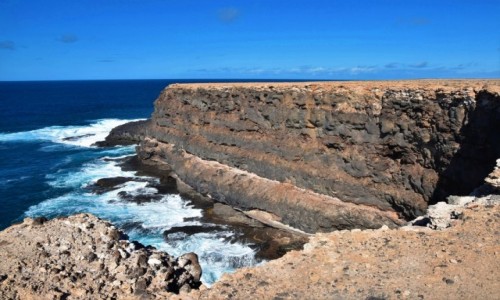 Zdjcie HISZPANIA / Fuertventura / okolice Los Molinos / Skay w Los Molinos