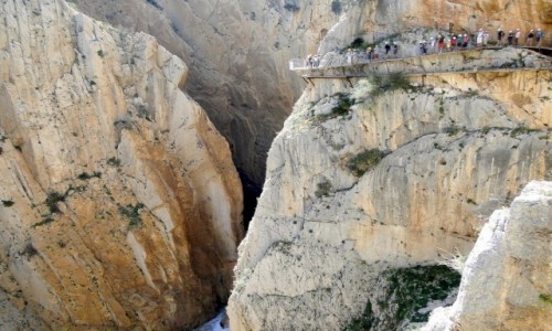 Zdjecie HISZPANIA / Andaluzja / El Chorro / Na ciece Krla
