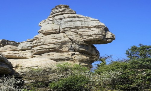 Zdjcie HISZPANIA /  Andaluzja / El Torcal de Antequera / Gowa wojownika