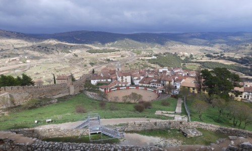 Zdjcie HISZPANIA / Walencja / Morella, zamek / Chwila soca
