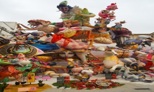 Zdjcie HISZPANIA / Walencja / . / Instalacja Fallas