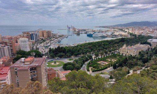Zdjęcie HISZPANIA / Malaga. / Malaga. / Widok z Twierdzy Alcazaba.