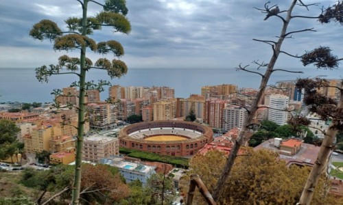 Zdjcie HISZPANIA / Andaluzja. / Malaga. / Widok ze  wzgrza Gibralfaro (Mirador de Gibralfaro).