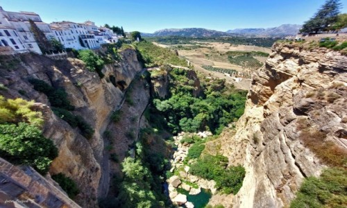 Zdjcie HISZPANIA / Andaluzja. / Ronda. / Fragment Wwozy El Tajo.