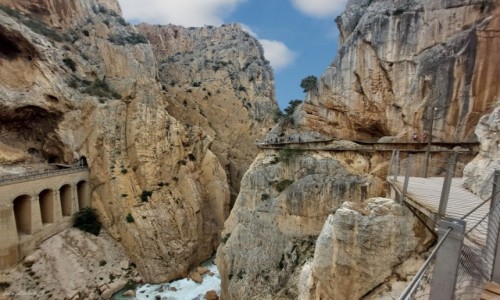 Zdjcie HISZPANIA / Andaluzja. / Ardales. / Caminito del Rey.
