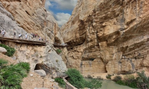 Zdjcie HISZPANIA / Andaluzja. / Ardales. / Caminito del Rey.