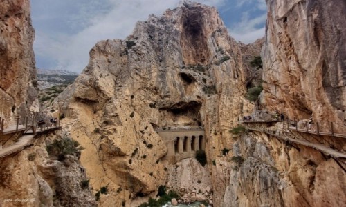 Zdjcie HISZPANIA / Andaluzja. / Ardales. / Caminito del Rey.