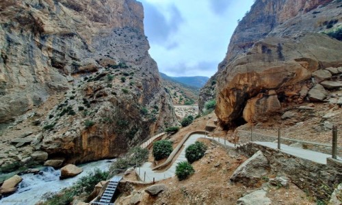 Zdjcie HISZPANIA / Andaluzja. / Ardales. / Caminito del Rey.