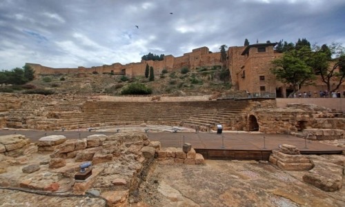 Zdjcie HISZPANIA / Andaluzja. / Malaga. / Alcazaba i teatr rzymski.