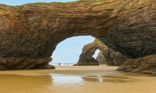 Zdjecie HISZPANIA / Galicja / Plaża Katedr / Łuki, jaskinie, różne formy skalne.... pięknie tam