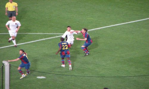 Zdjcie HISZPANIA / BARCELONA / CAMP NOU / BARCA-MANCHESTER