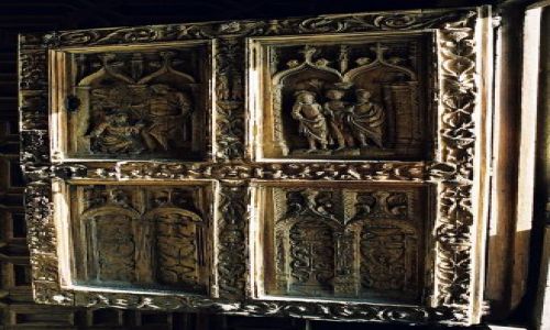 Zdjcie HISZPANIA / Kastylia i Leon / katedra w Leon / drzwi