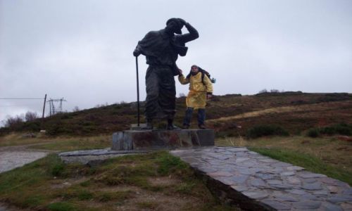 Zdjecie HISZPANIA / brak / alto de san roque 1270 m.n.p.m / szlakiem sw. Jakuba