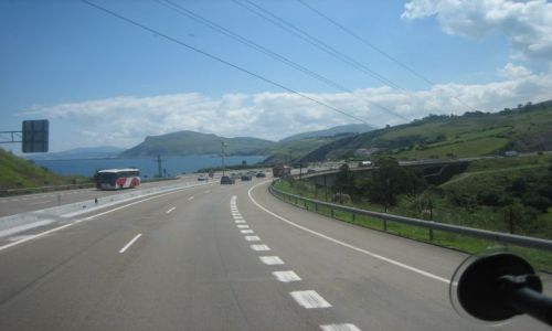 Zdjcie HISZPANIA / Cantabria / Autovia Cantabrico / Widok na Atlantyk
