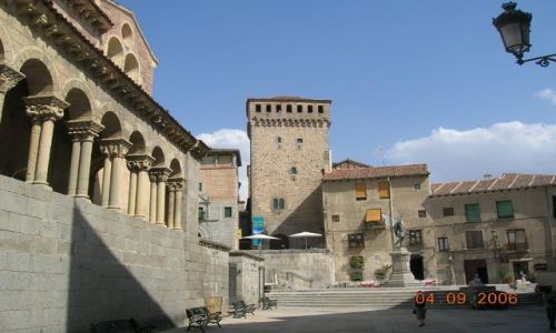 HISZPANIA / Kastylia - Leon / Segovia / Plac w. Marcina