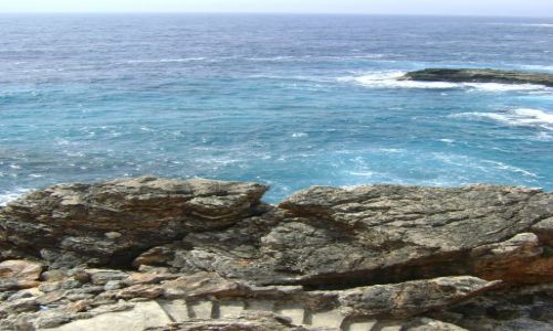 Zdjecie HISZPANIA / Majorka / Cala Mondrago / cieka nad morzem (Zatoka Mondrago)