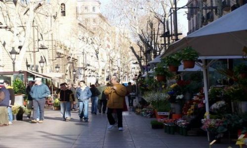Zdjęcie HISZPANIA / Katalonia / Rambla / Barcelona, Rambla