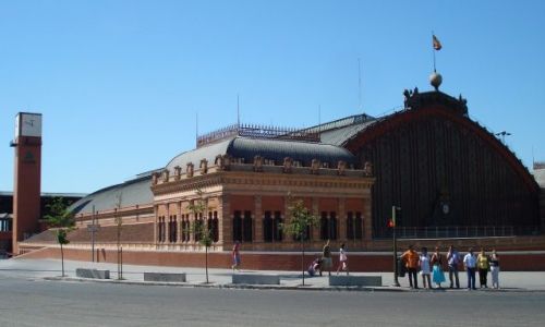 Zdjecie HISZPANIA / Madryt / Madryt / Dworzec Atocha w Madrycie
