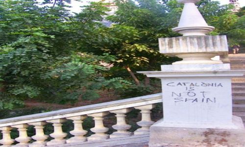 Zdjecie HISZPANIA / Barcelona / Wzgórze Mont Juinc / Nie próbuj mówić Katalończykowi, że jest Hiszpanem!