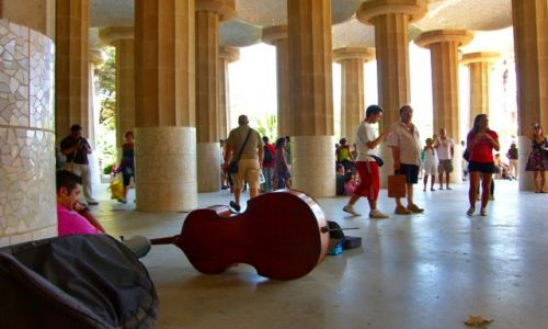 Zdjecie HISZPANIA / Barcelona / Park Guell/Pałac Guell / Gwarny Park Guell