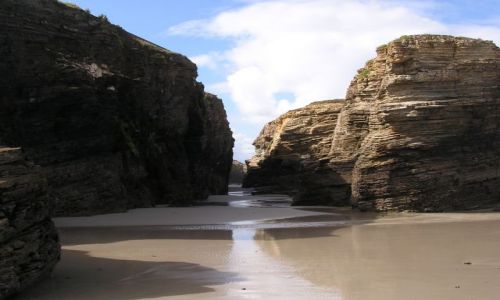 Zdjecie HISZPANIA / Galicja / playa de las cathedrais / Playa de las Cathedaris