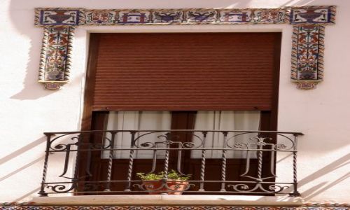 Zdjecie HISZPANIA / Andaluzja / Antequera / balkon w Antequera