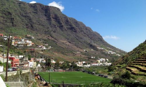 HISZPANIA / La Gomera / Hermigua / Hermigua centrum