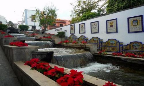 Zdjecie HISZPANIA / Gran Canaria / Firgas / Fontanna w Firgas
