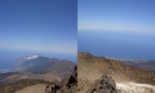 Zdjecie HISZPANIA / Teneryfa / Wulkanu Teide na Teneryfie / Panorama z Wulkanu Teide na Teneryfie