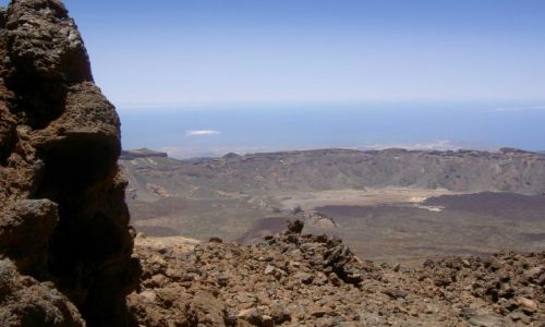Zdjecie HISZPANIA / Teneryfa / Wulkanu Teide na Teneryfie  / Panorama z Wulkanu Teide na Teneryfie 